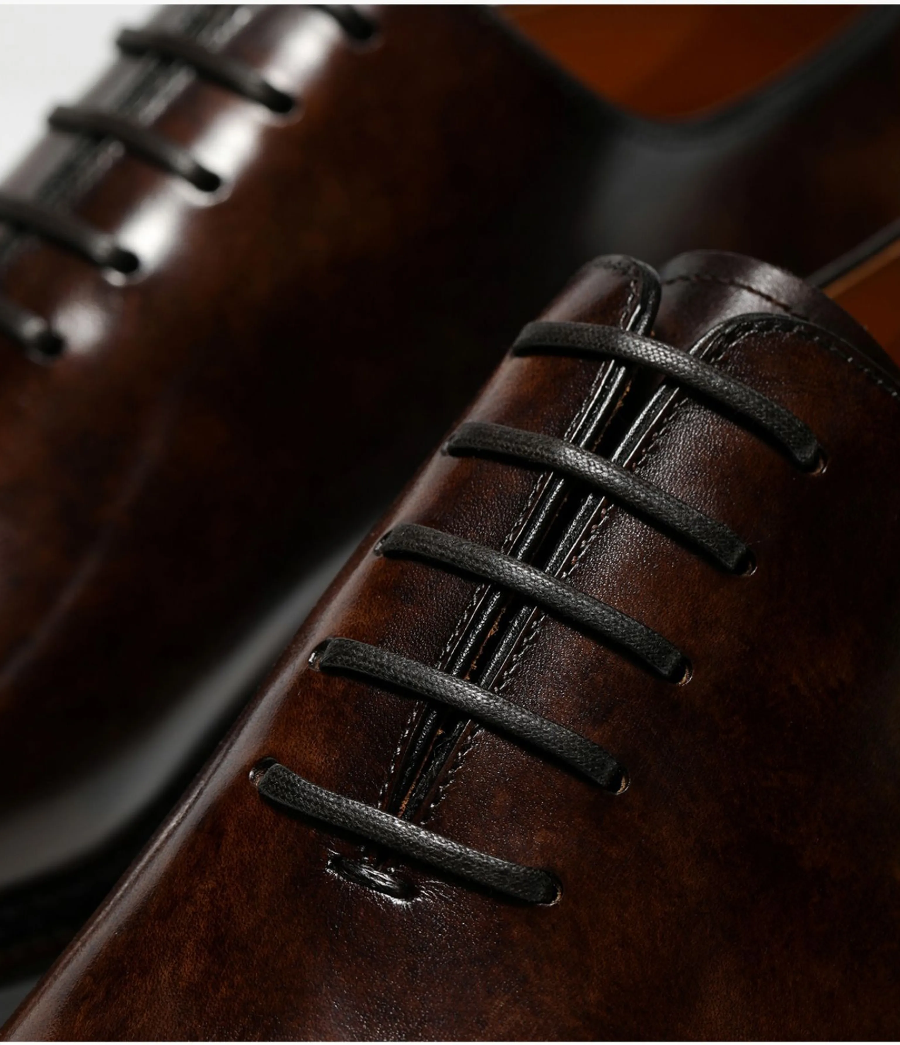 Norwegian-Welt Italian Leather Wholecut Oxford - Image 5