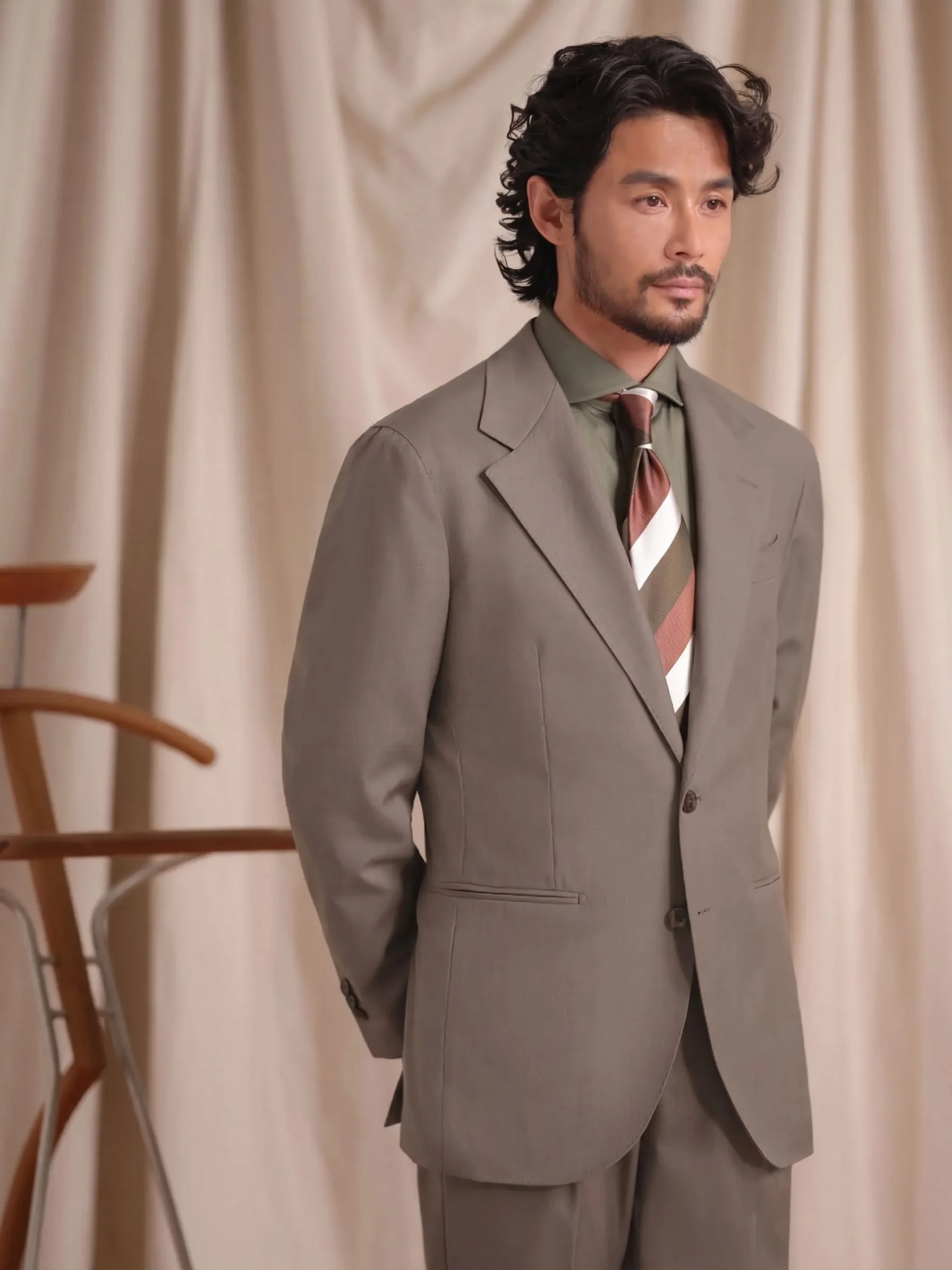 Notch Lapel Suit
