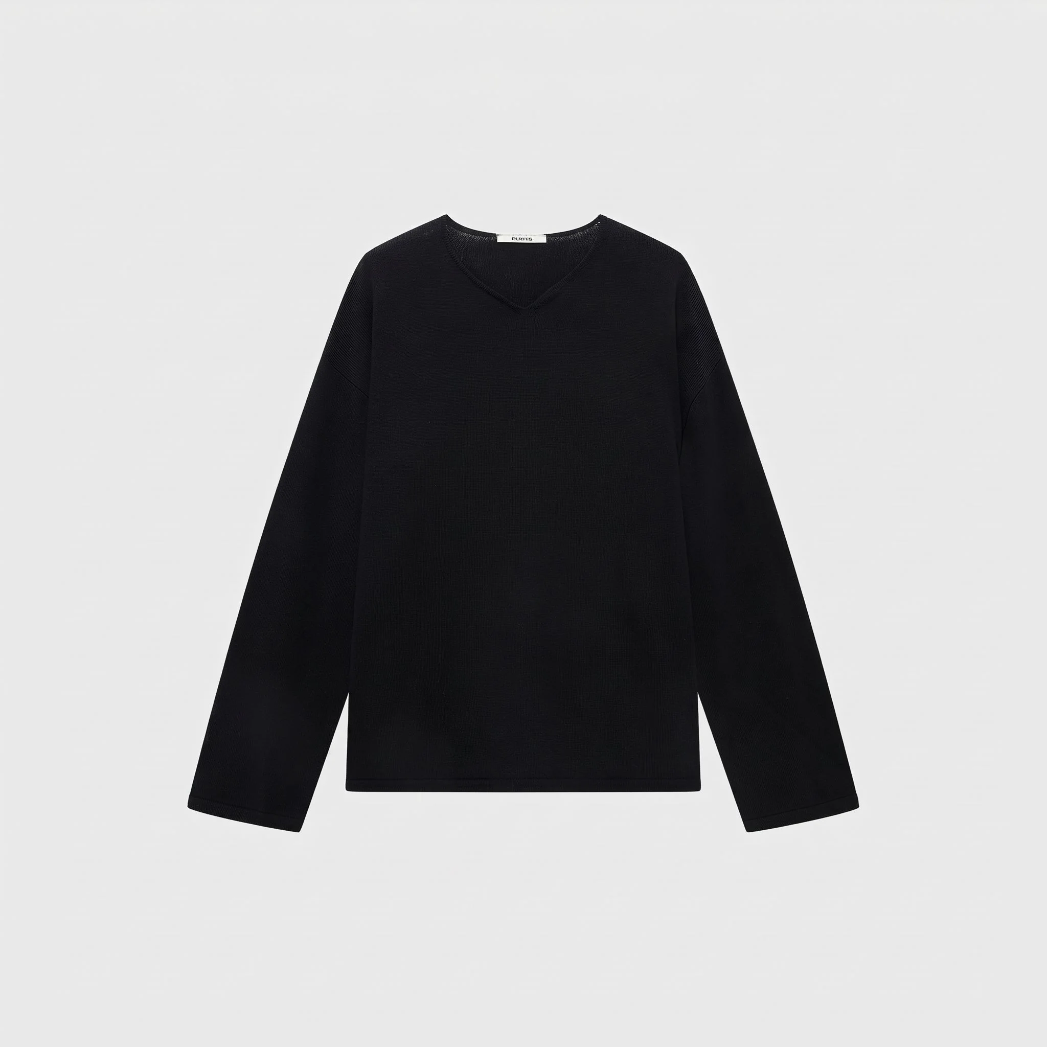 Notch Neck Knit Tee - Image 9