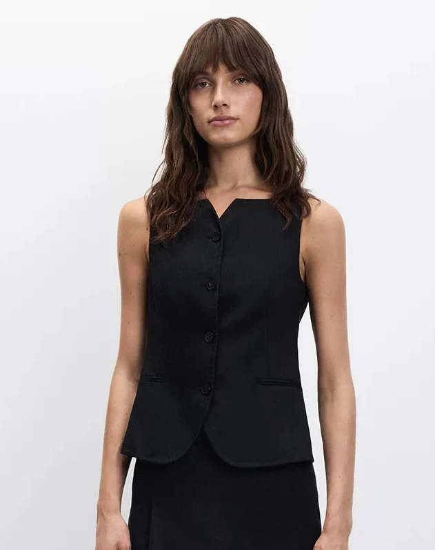 Notch-Neck Waistcoat - Image 7