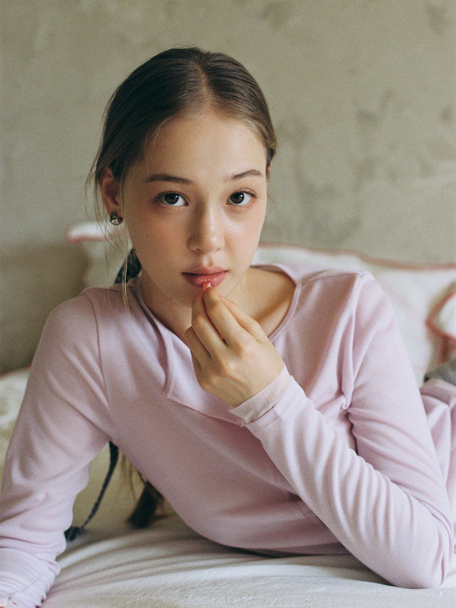 Notched Collar Top