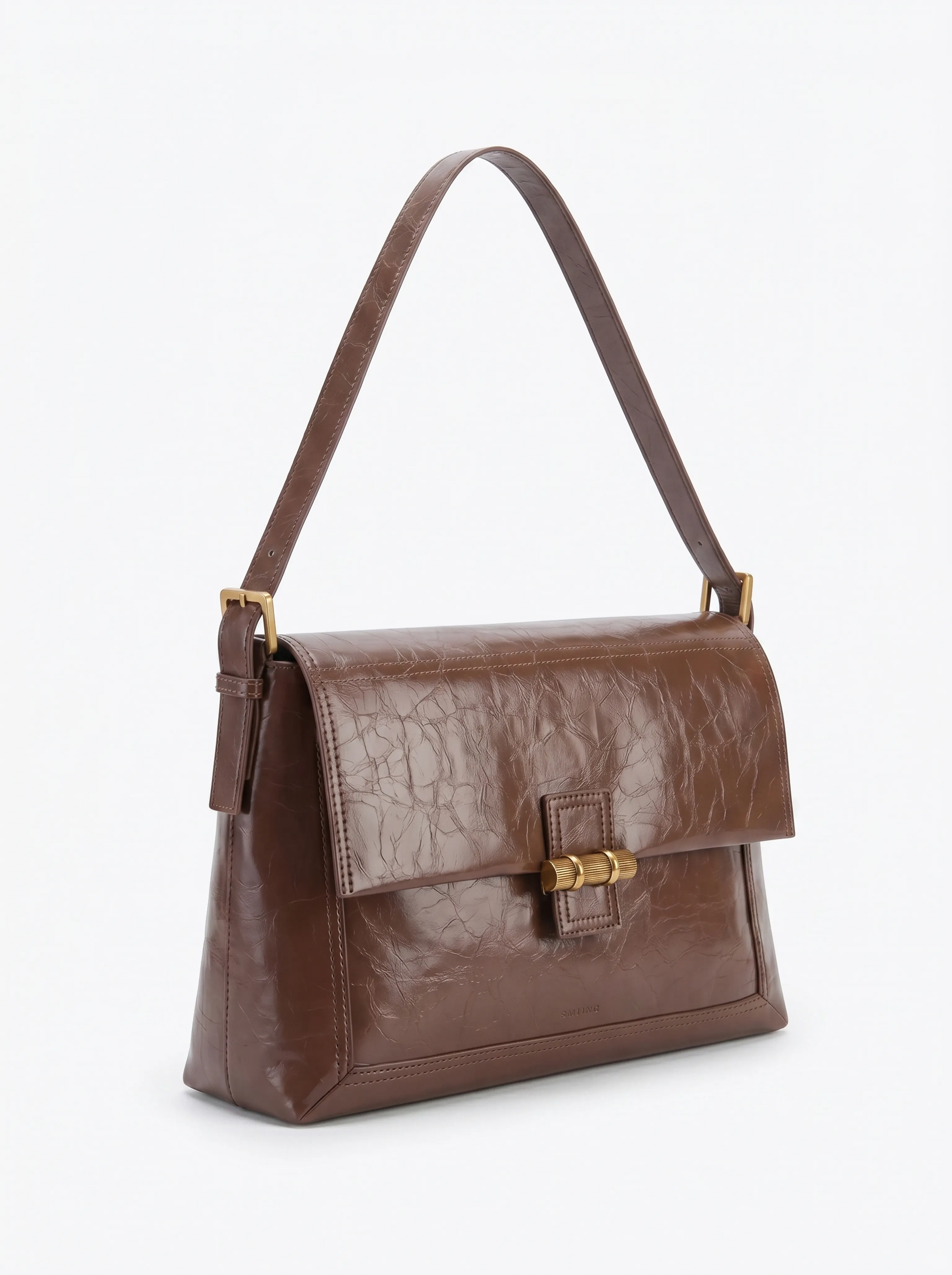 Nuanyang Cowhide Textured Tote Bag