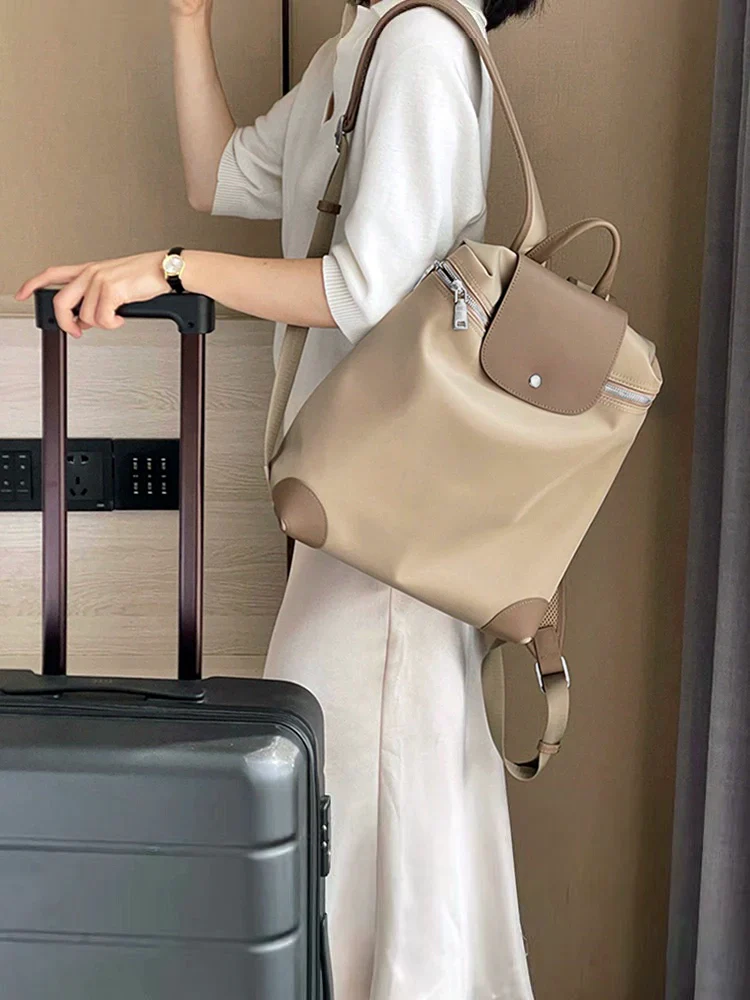 Nylon & Leather Tote - Image 10