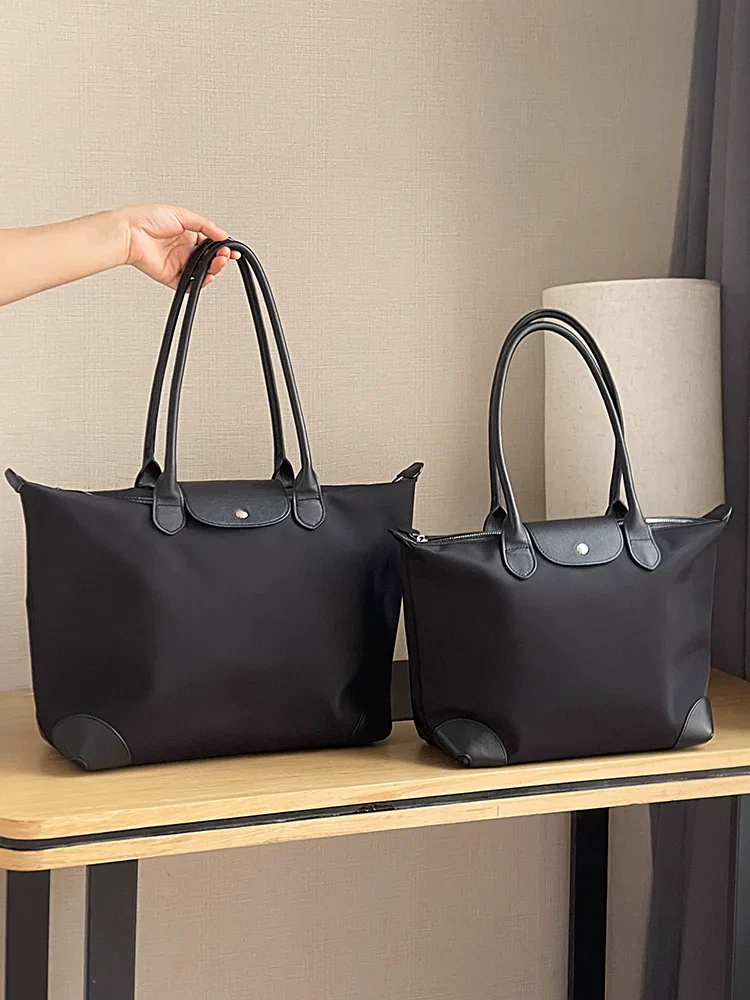 Nylon & Leather Tote - Image 12
