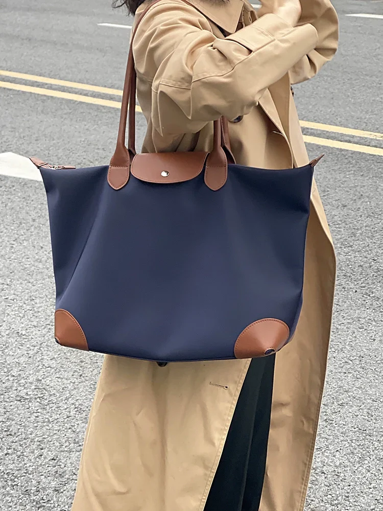 Nylon & Leather Tote - Image 18