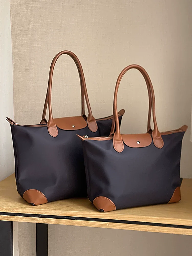 Nylon & Leather Tote - Image 22