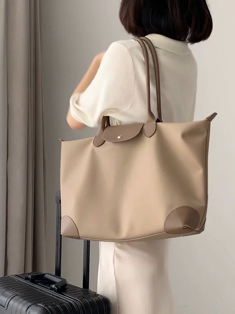 Nylon & Leather Tote - Image 3