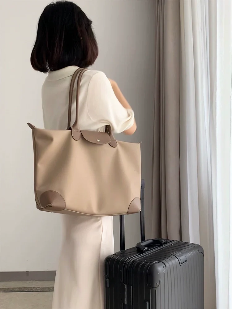 Nylon & Leather Tote - Image 4