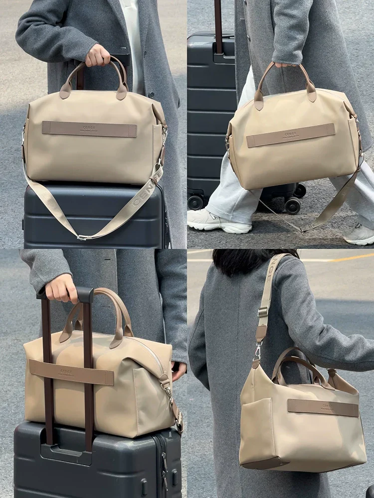 Nylon & Leather Tote - Image 6