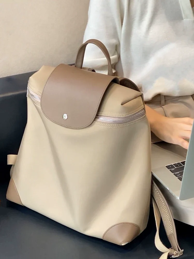 Nylon & Leather Tote - Image 9