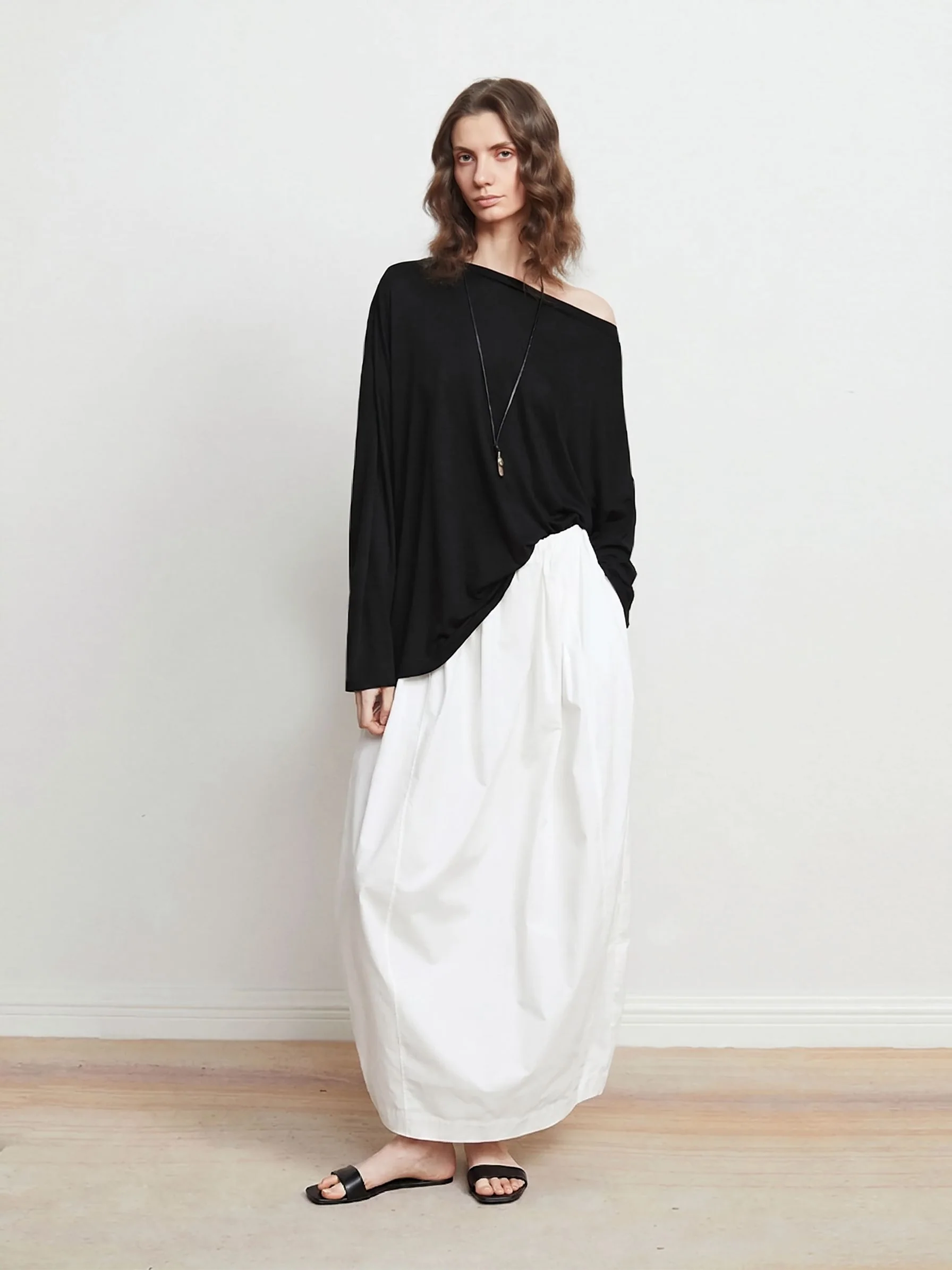 Off-Shoulder Draped Top - Image 6