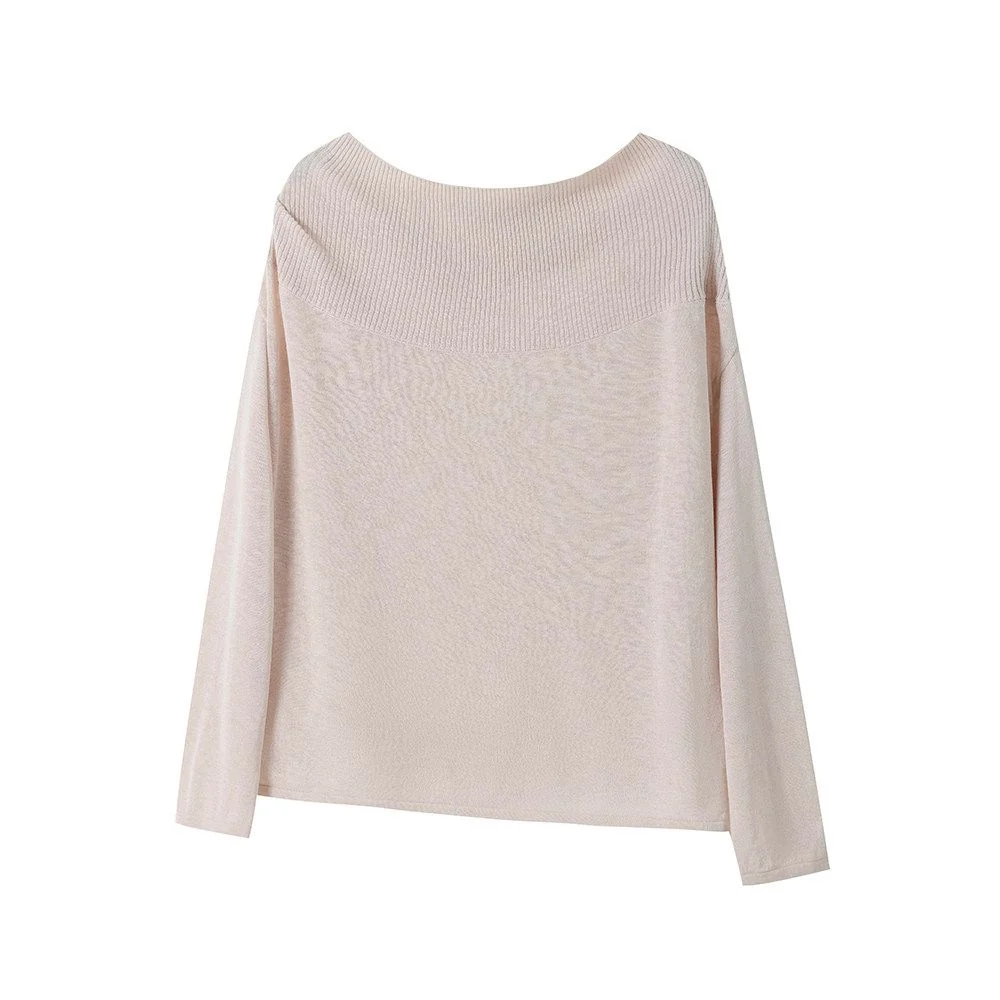 Off-Shoulder Knit Top - Image 8