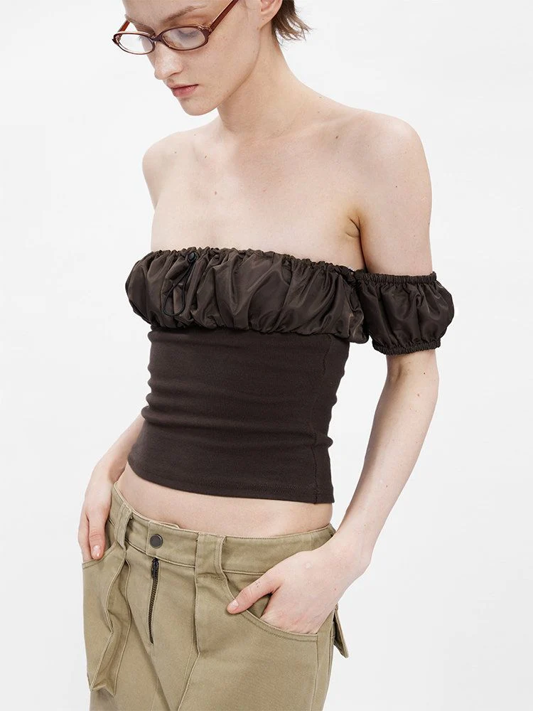Off-Shoulder Puff Top - Image 5