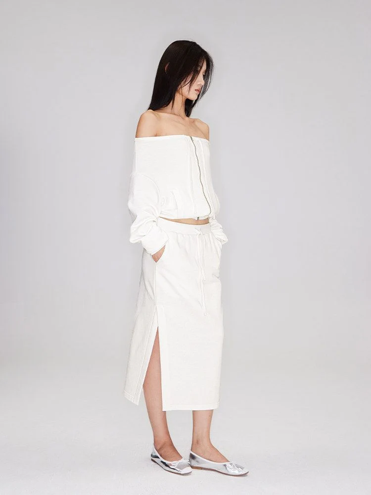Off-Shoulder Zip Set - Image 3