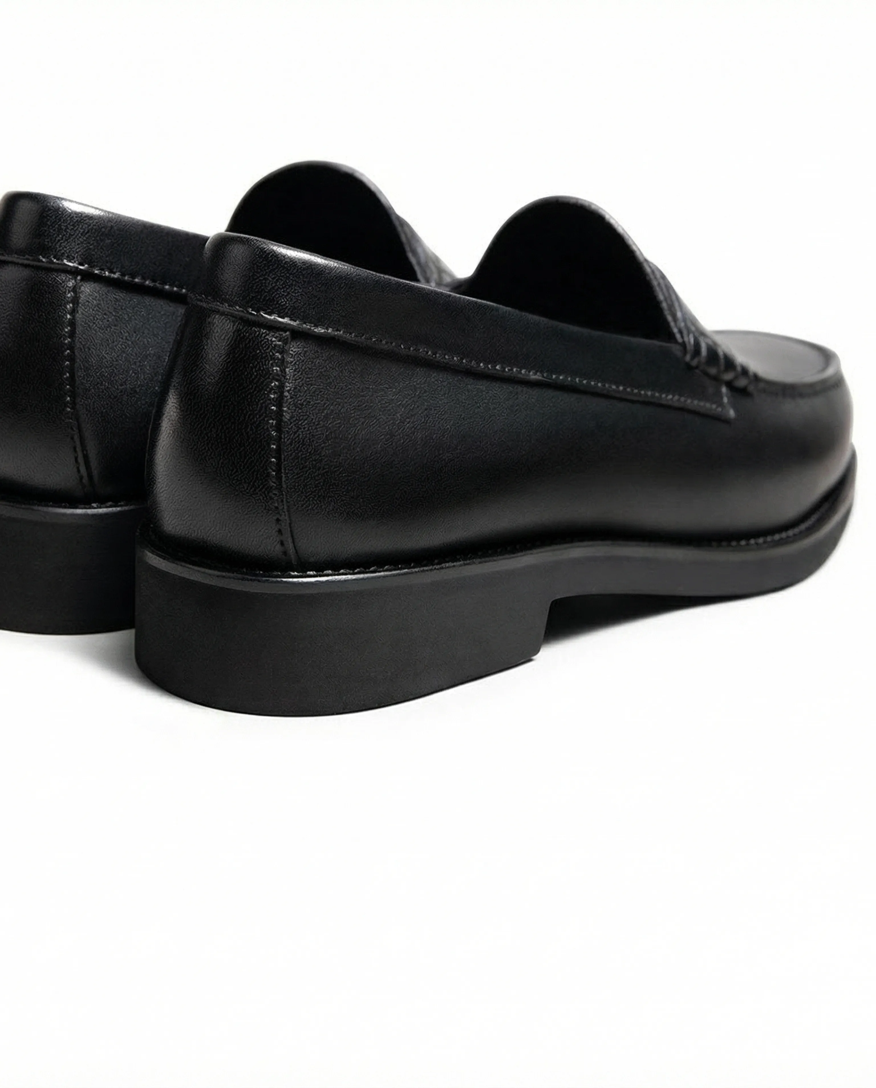 Oil-Wax Leather Penny Loafers - Image 3