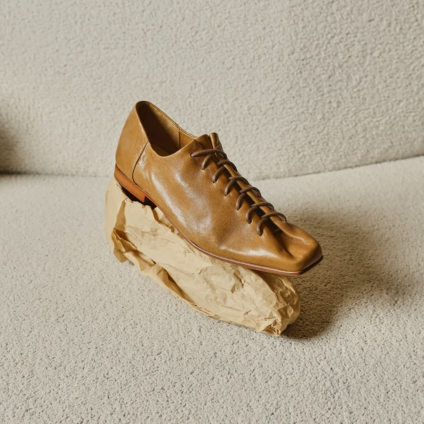Oil-Waxed Sheepskin Derby - Image 7