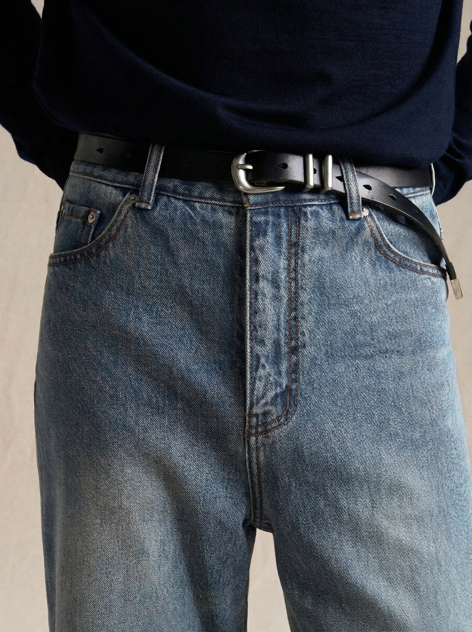 Okayama Denim Straight-Leg Jeans - Image 3