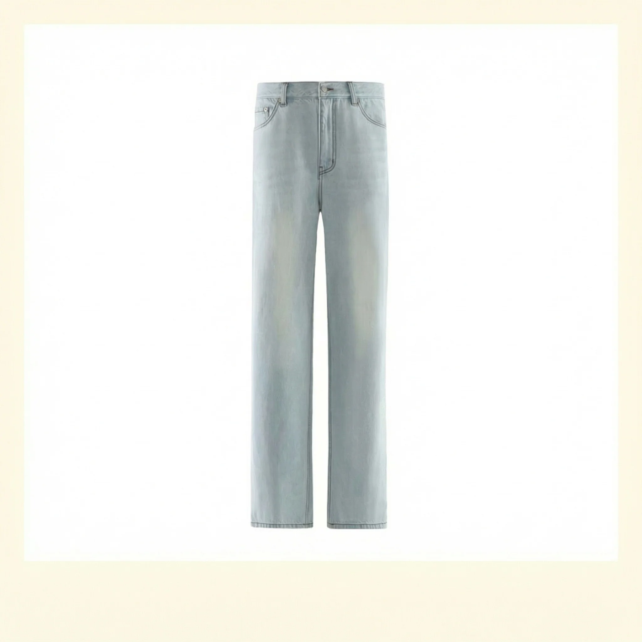 Okayama Denim Straight-Leg Jeans - Image 4