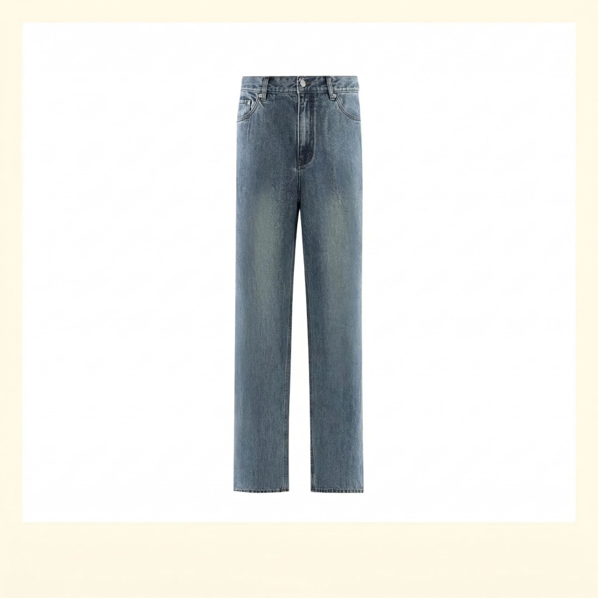 Okayama Denim Straight-Leg Jeans - Image 5