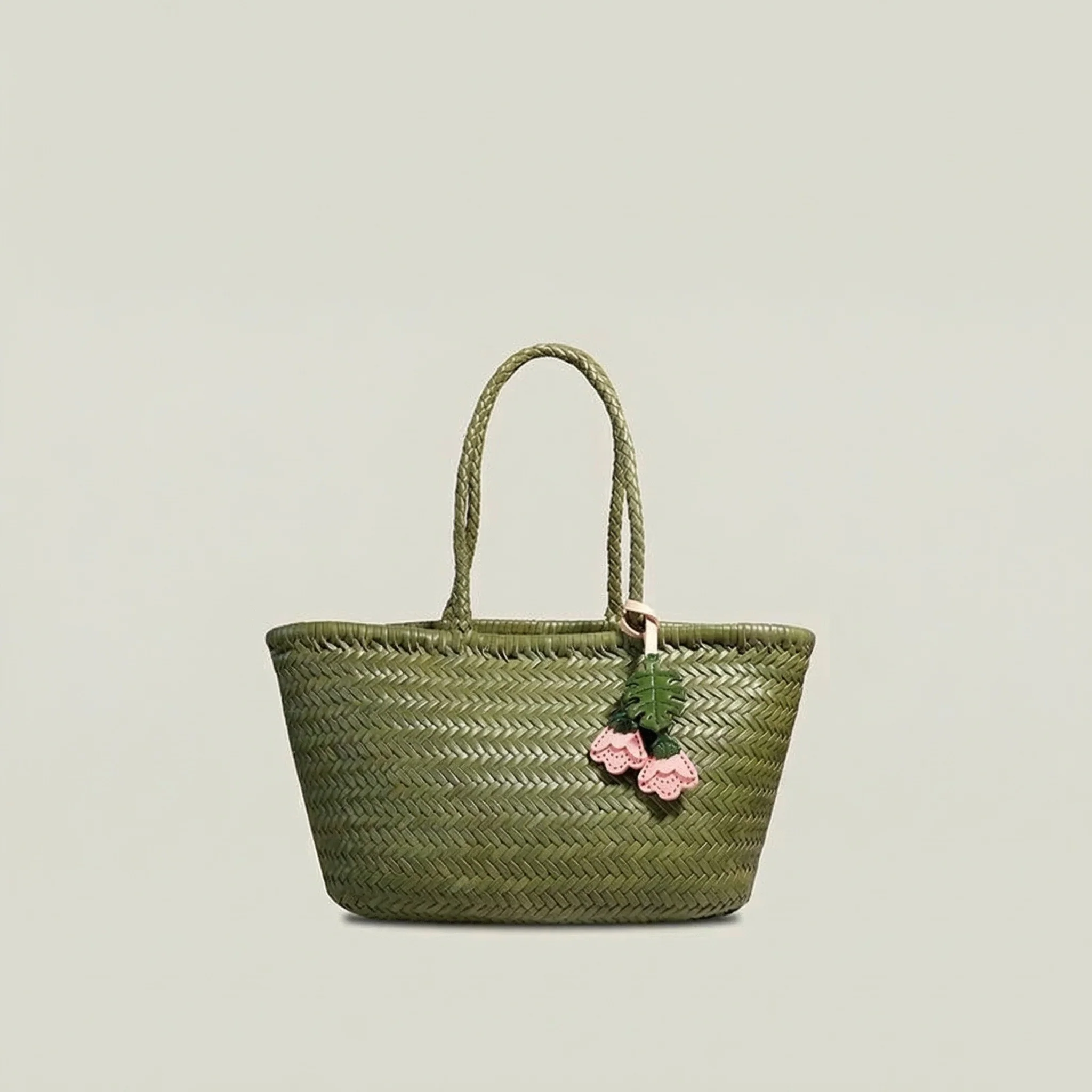 Olive Basket Tote - Image 4