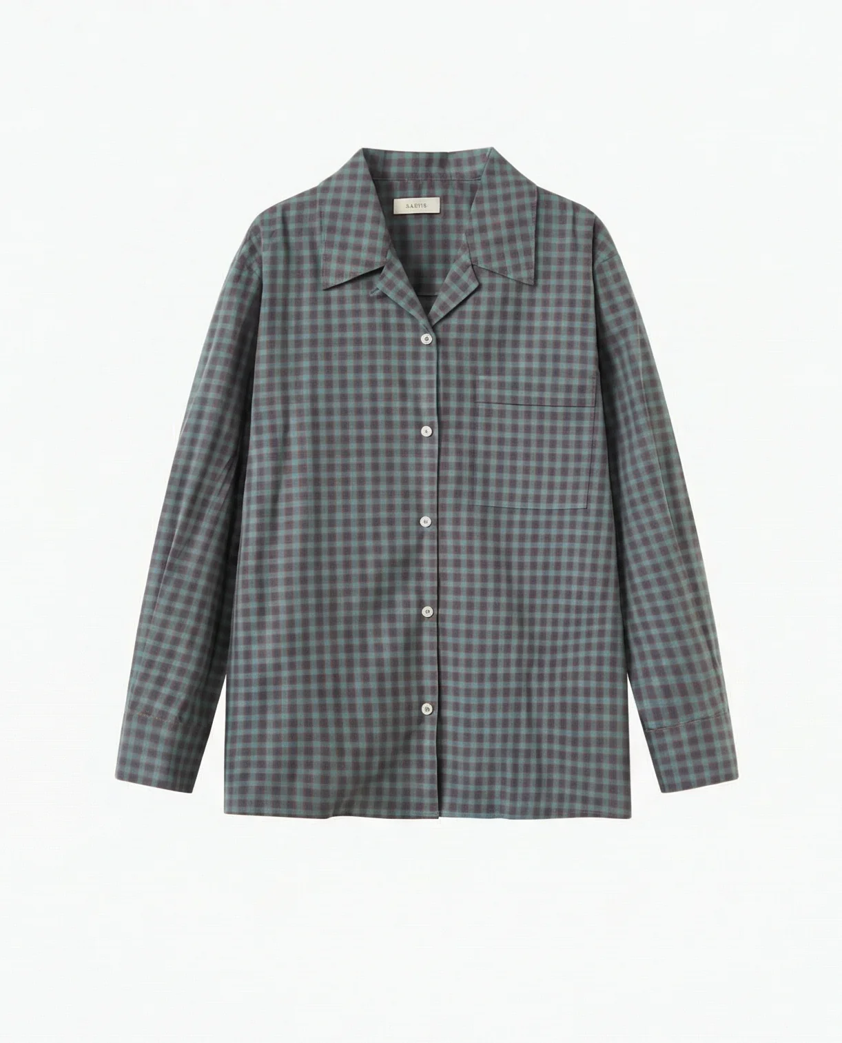 Olive Check Shirt - Image 7