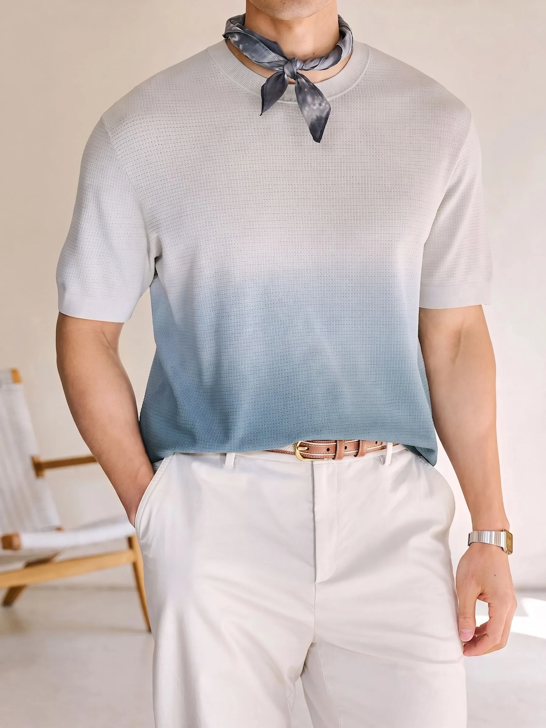 Ombre Knit Tee