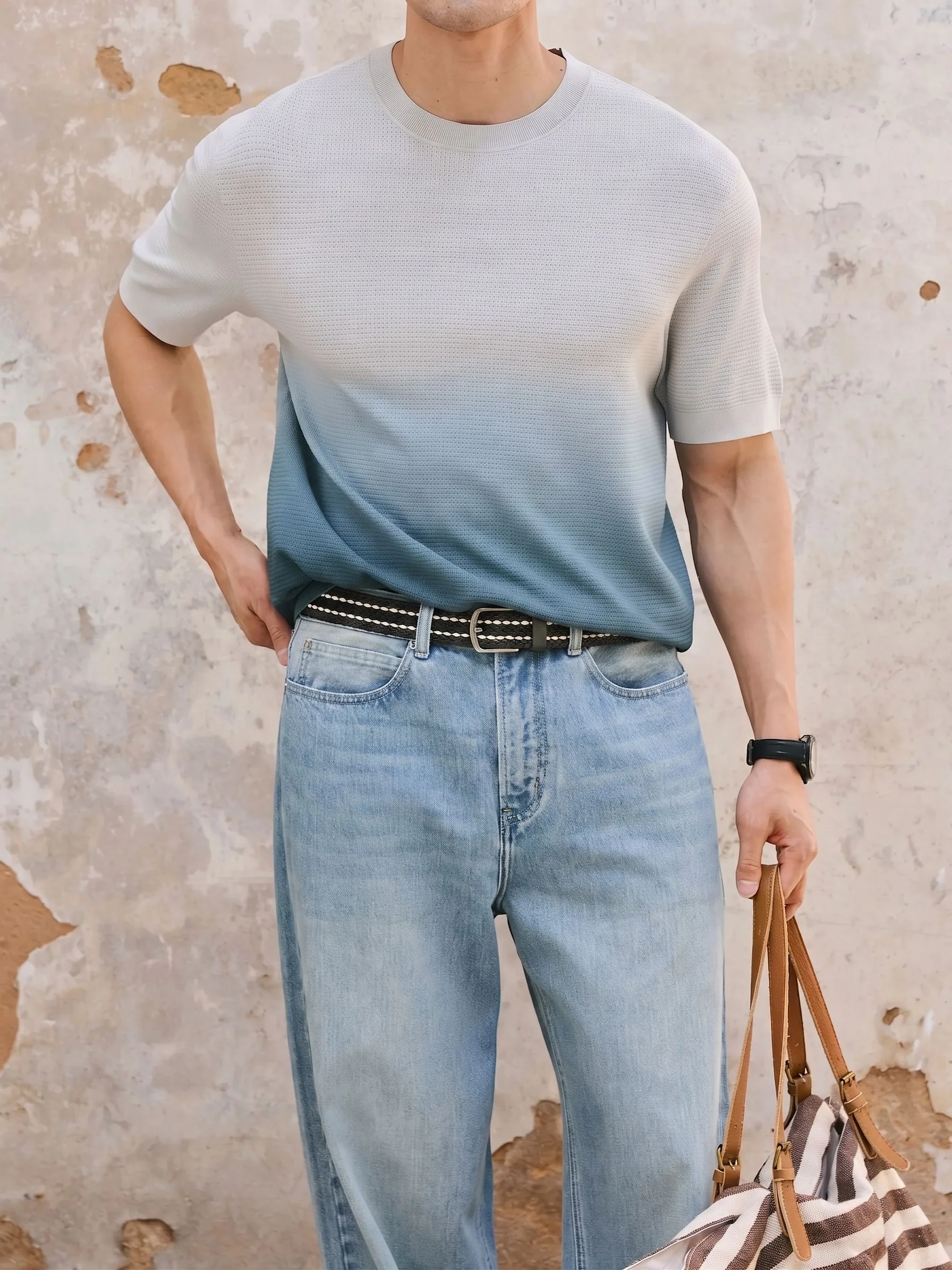 Ombre Knit Tee - Image 3