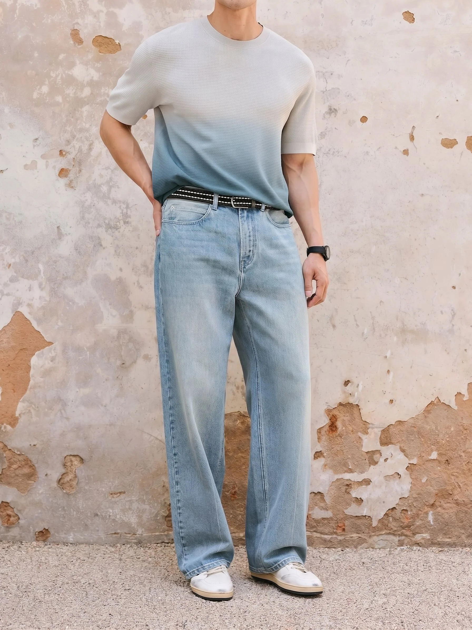 Ombre Knit Tee - Image 4