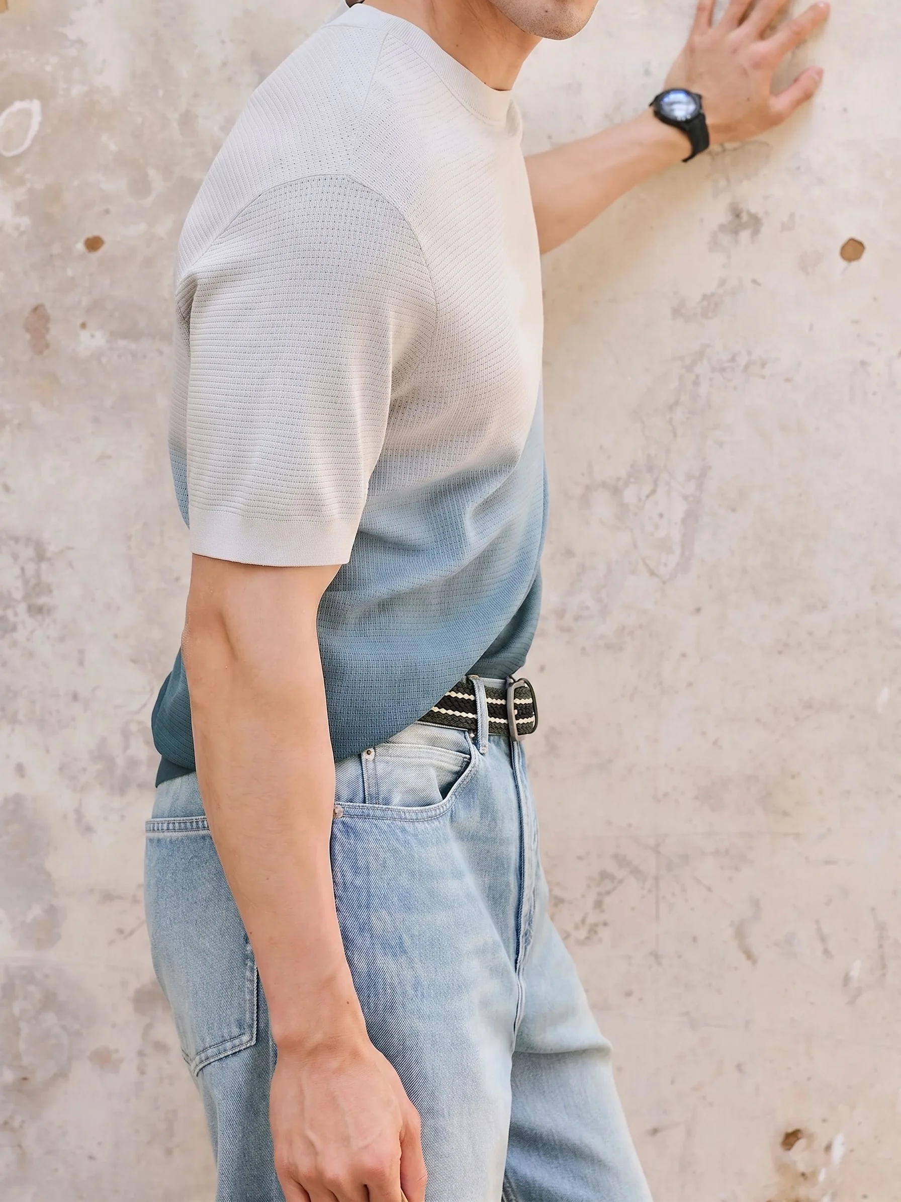 Ombre Knit Tee - Image 5