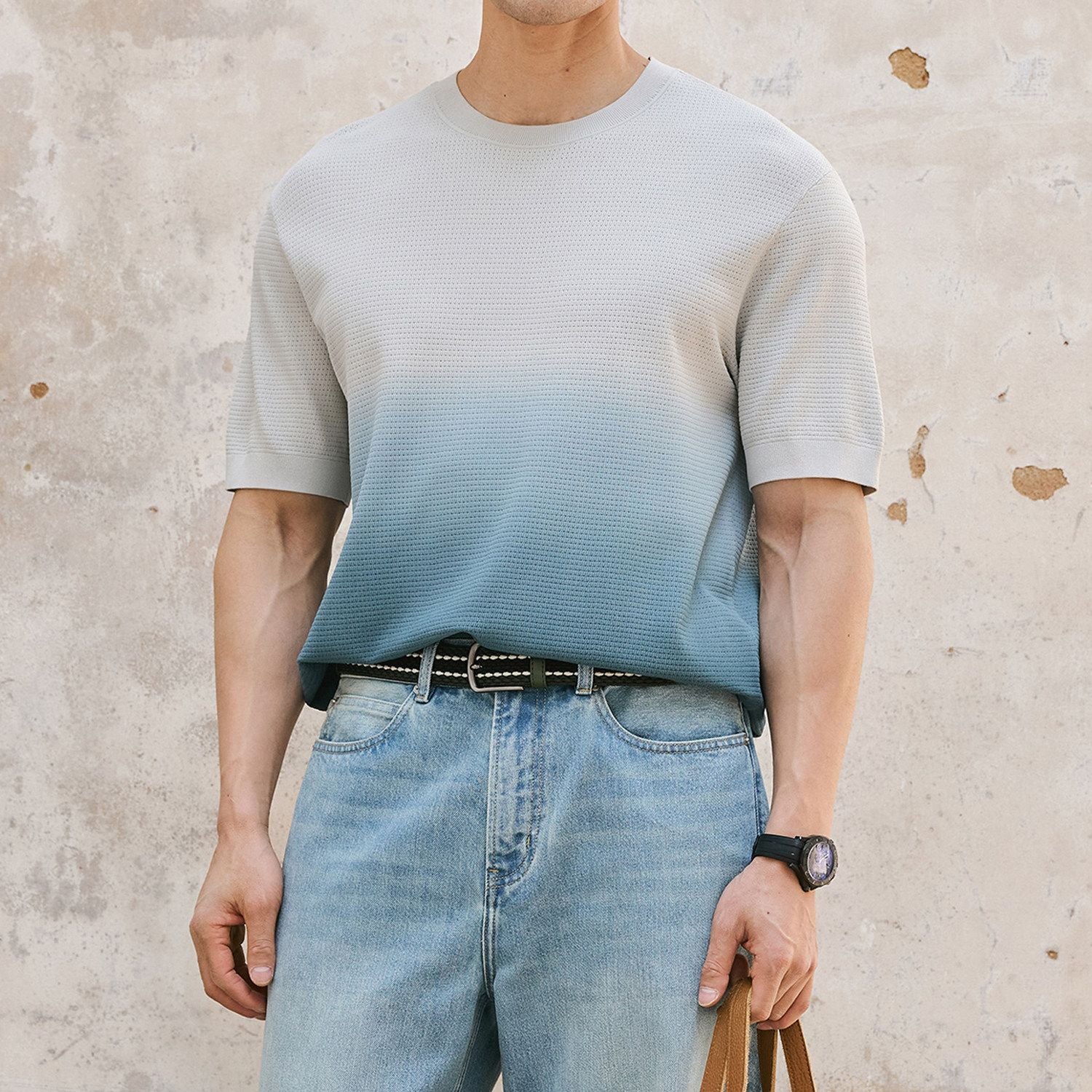 Ombre Knit Tee - Image 6