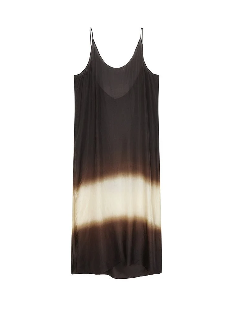 Ombre Mulberry Silk Slip Dress - Image 4