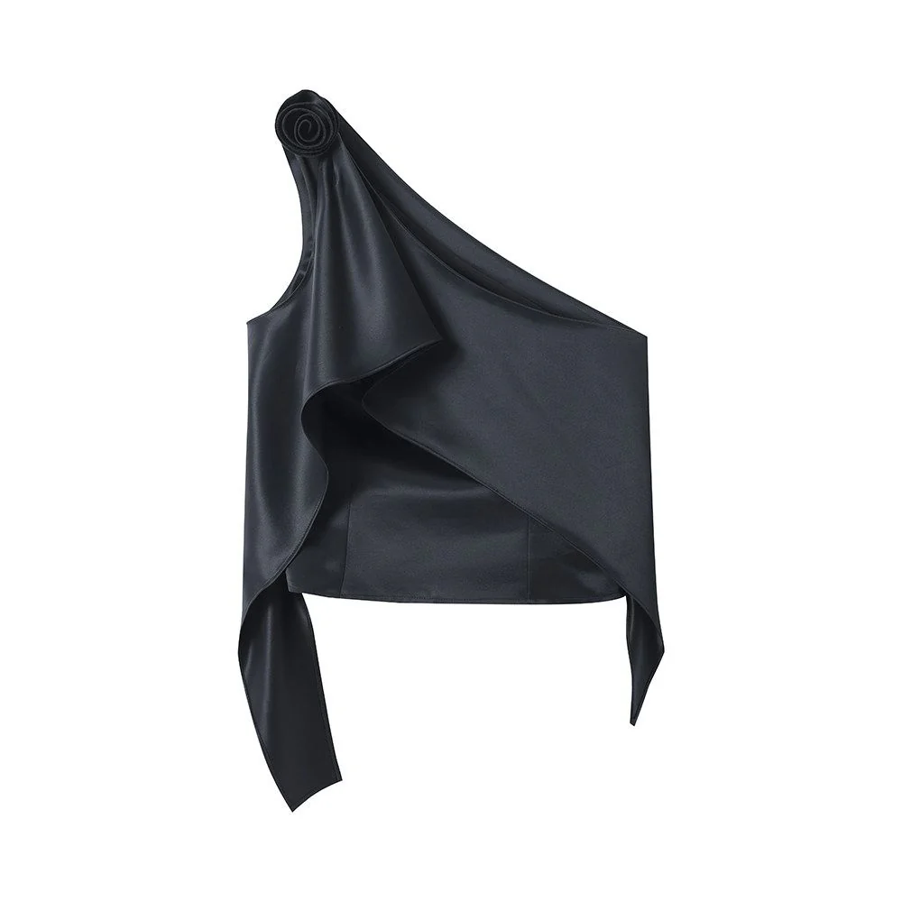 One-Shoulder Ruffle Top - Image 6