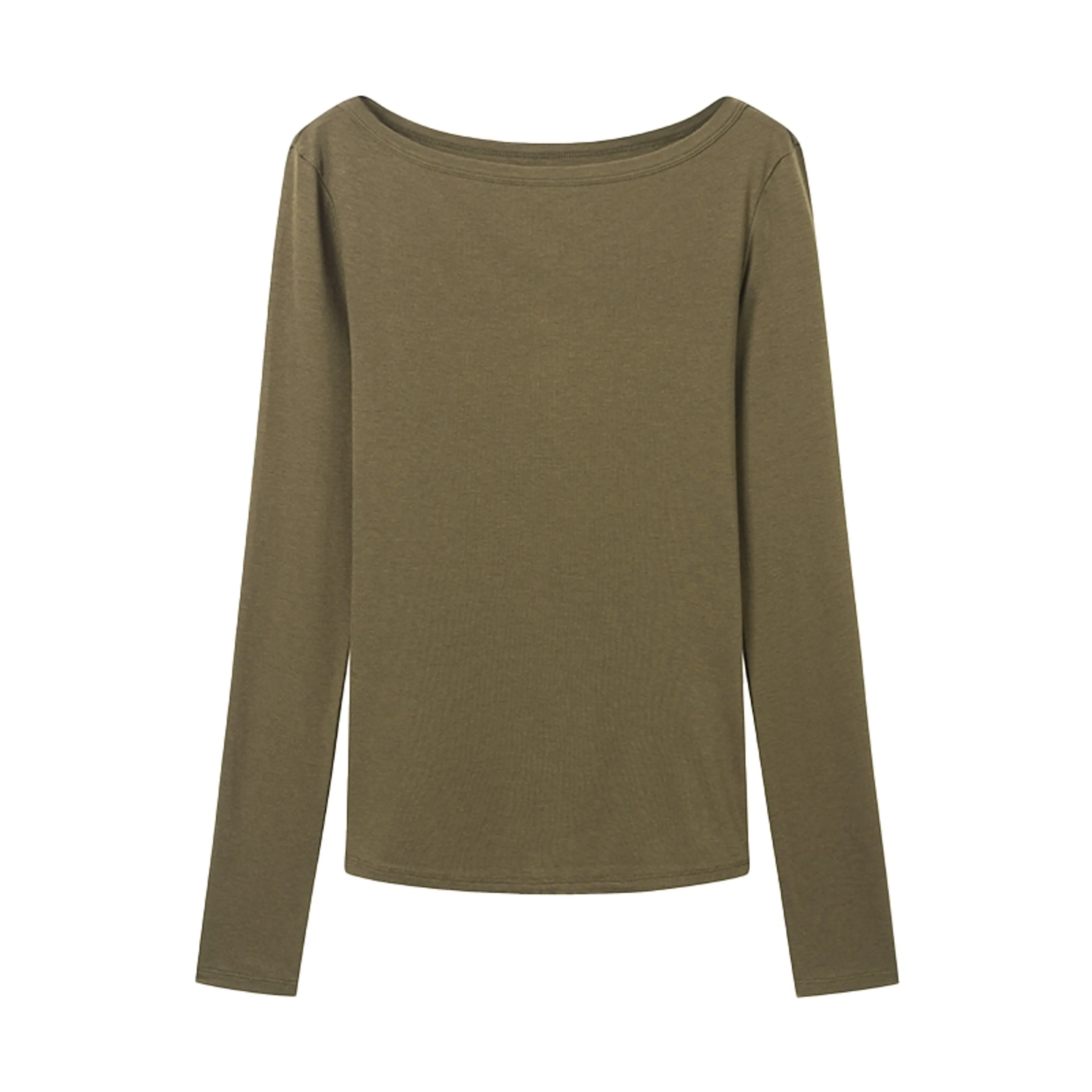One-Shoulder Slim-Fit Long Sleeve Top - Image 7