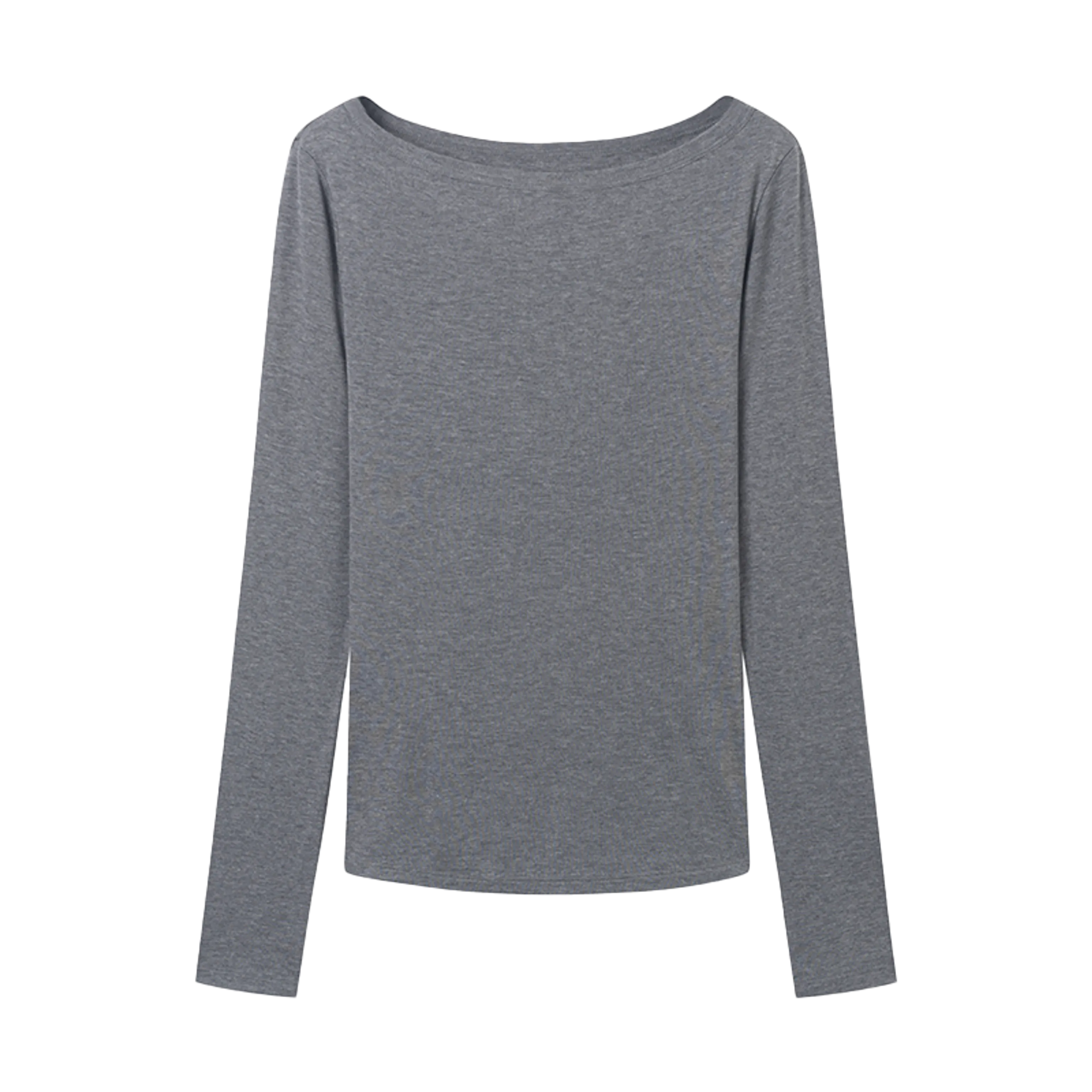 One-Shoulder Slim-Fit Long Sleeve Top - Image 8