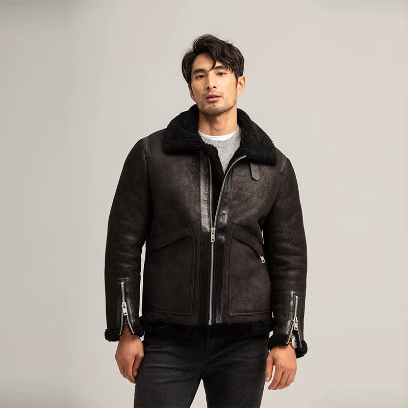 Onyx B-3 Shearling Jacket - Image 5