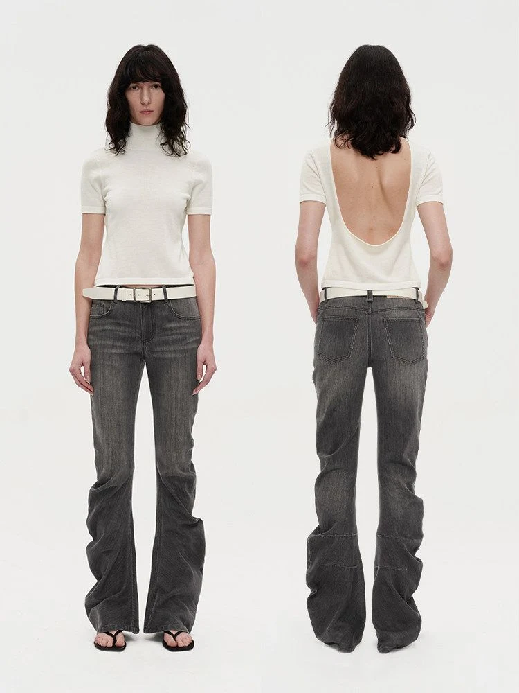 Open-Back Mockneck Top - Image 4