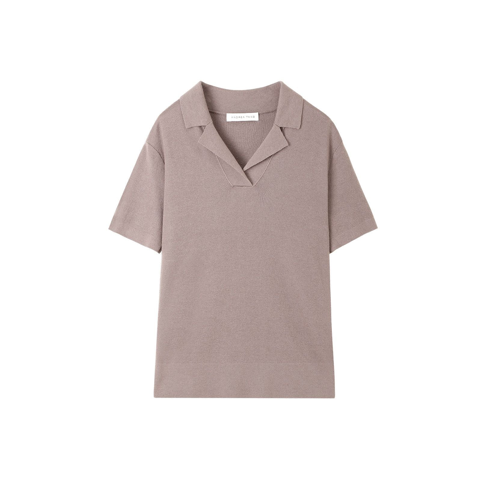 Open-Collar Knit Polo - Image 6