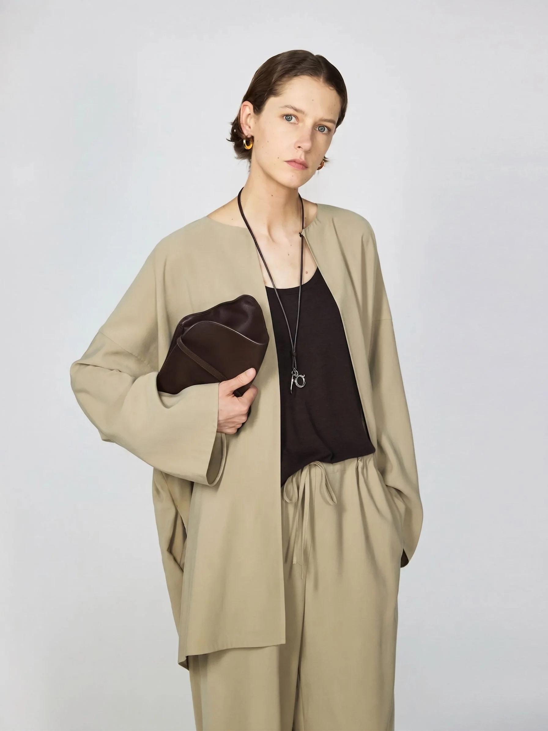 Open-Front Suit Set