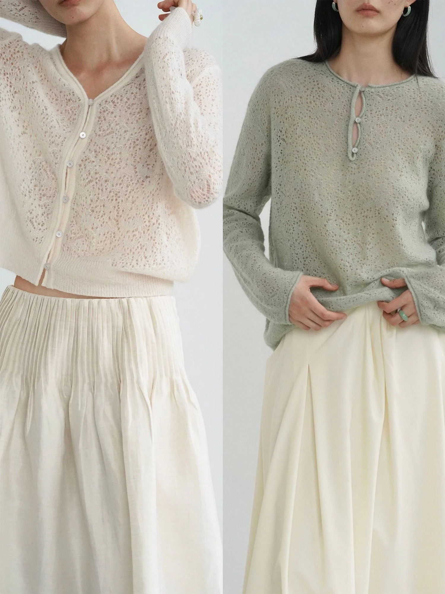 Open Knit Cardigan