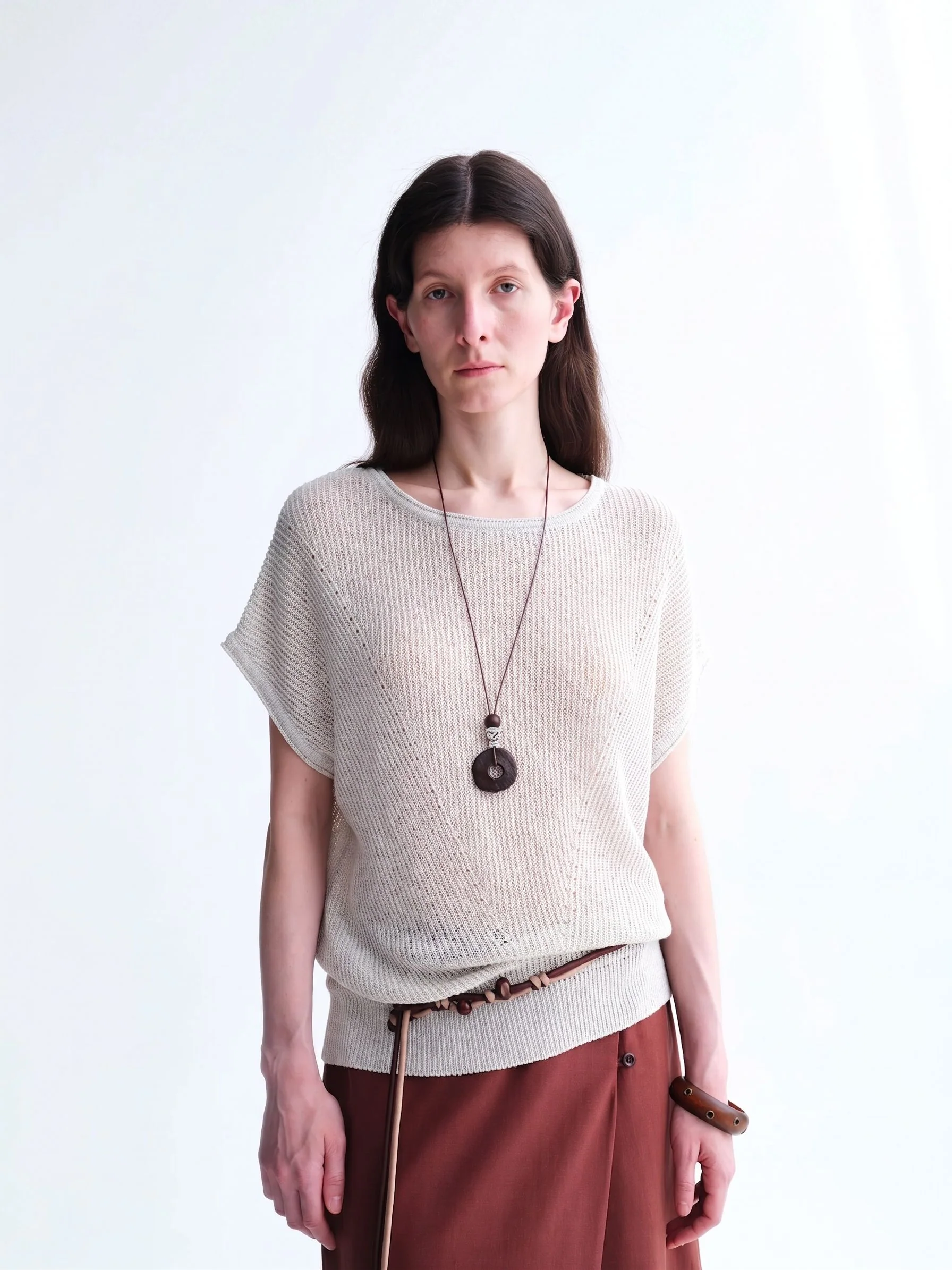 Open-Knit Dolman Top