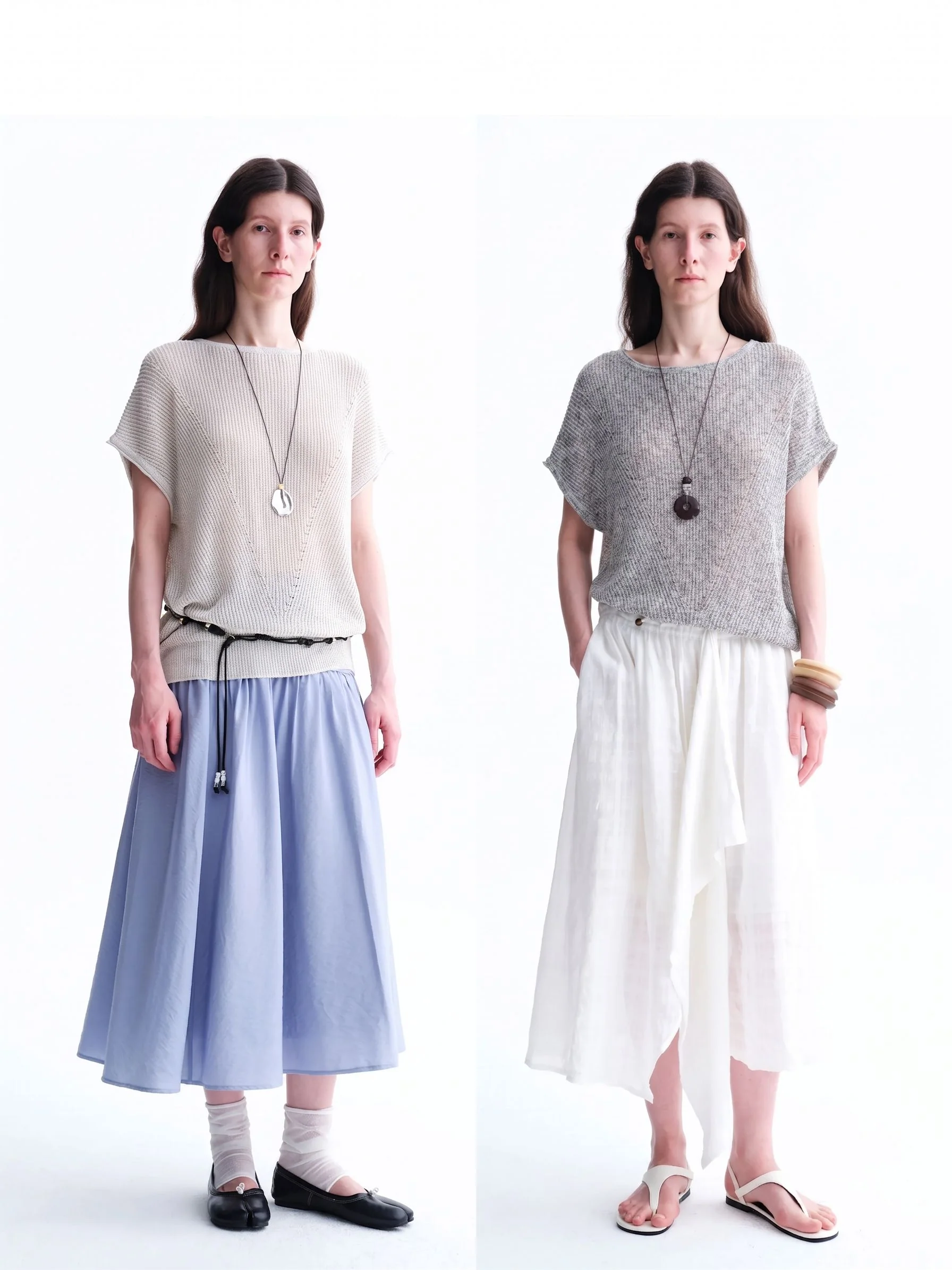 Open-Knit Dolman Top - Image 3
