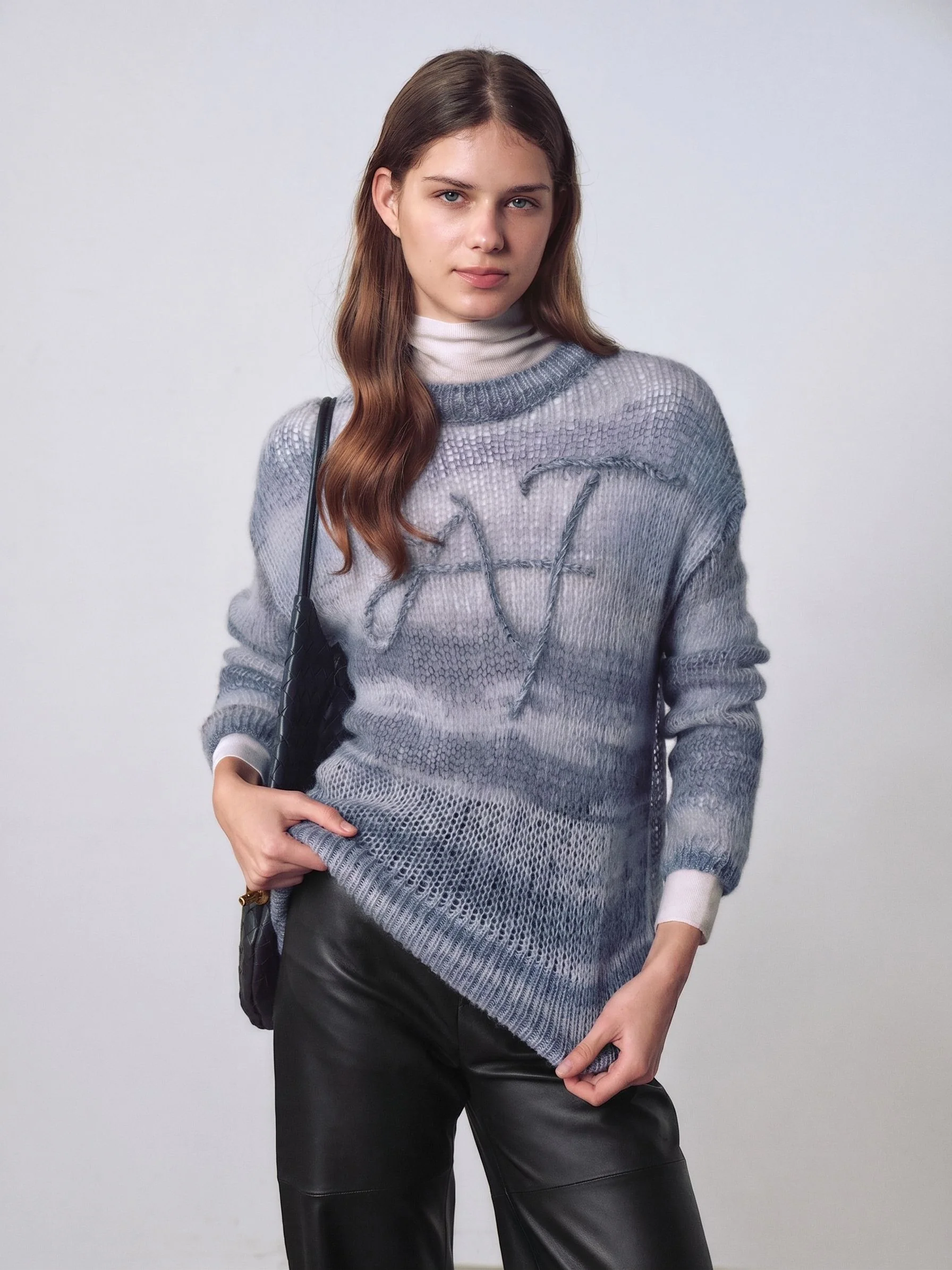 Open-Knit Logo Sweater - Image 5