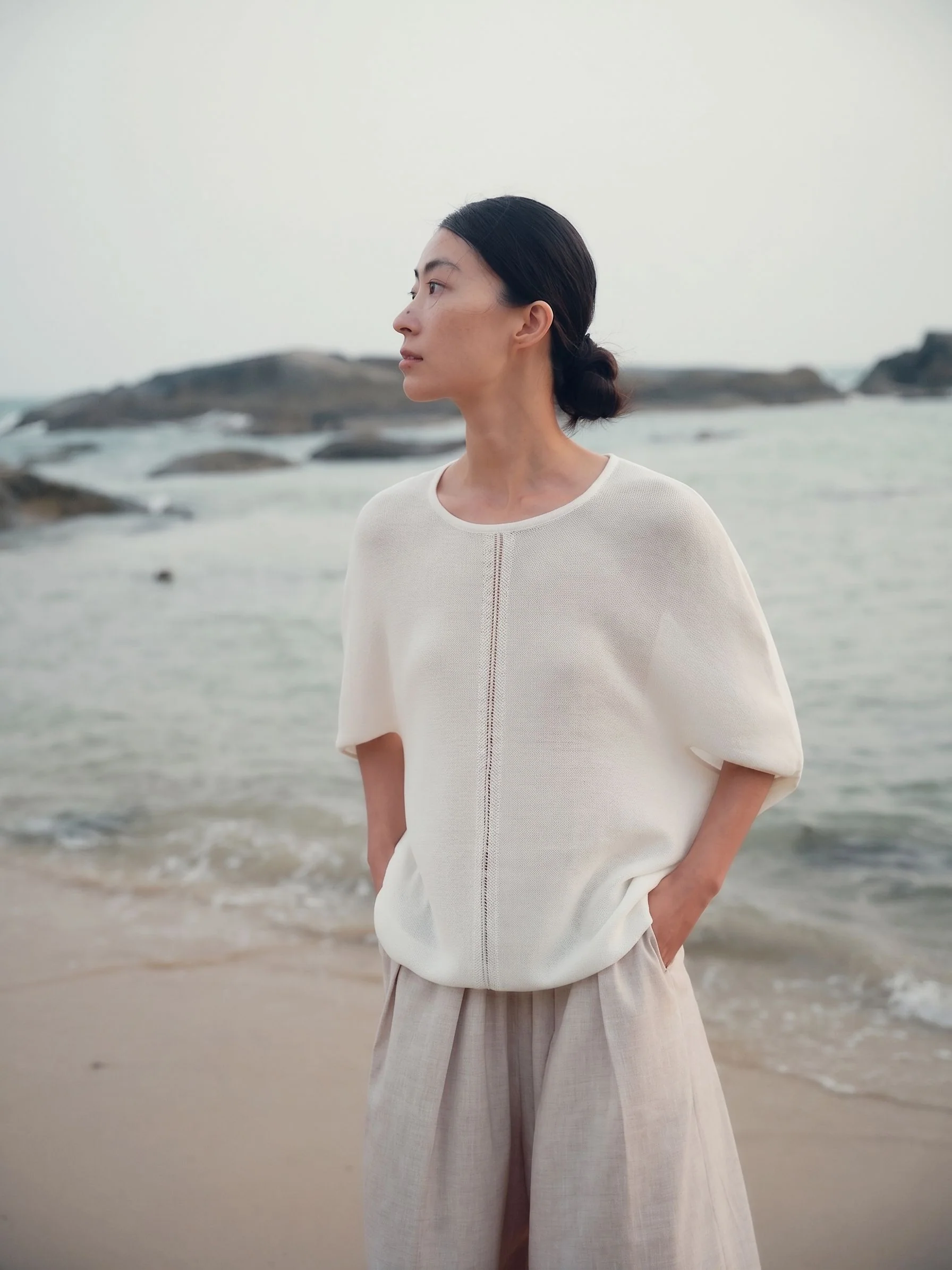 Open-Seam Batwing Top - Image 4
