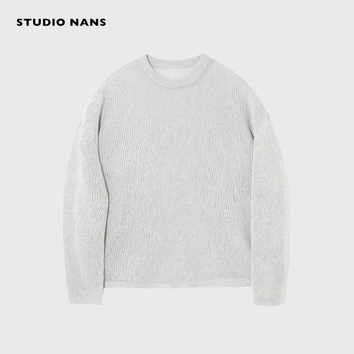 Openwork Crew Sweater - Image 6