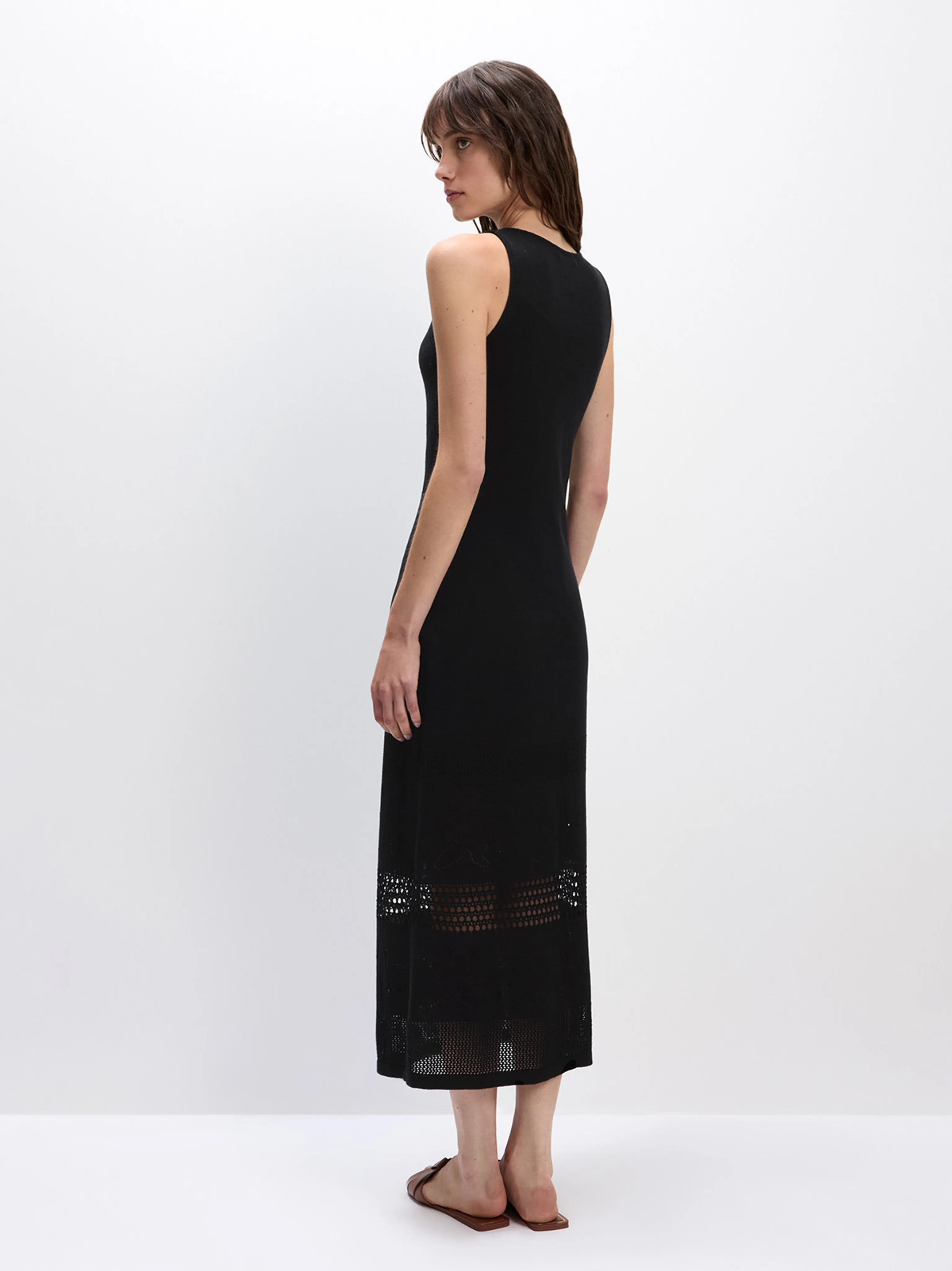 Openwork Knit Maxi Dress - Image 5