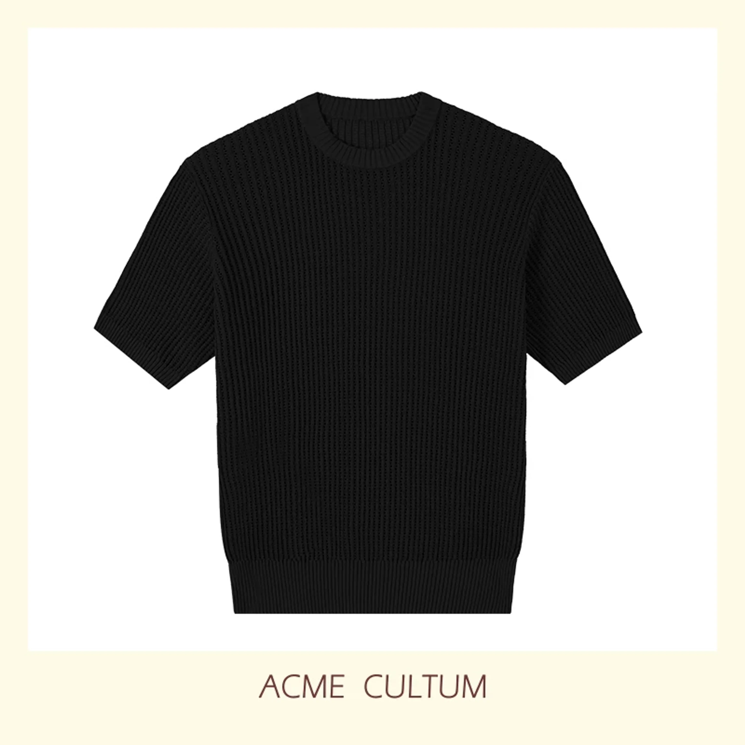 Openwork Knit Tee - Image 5