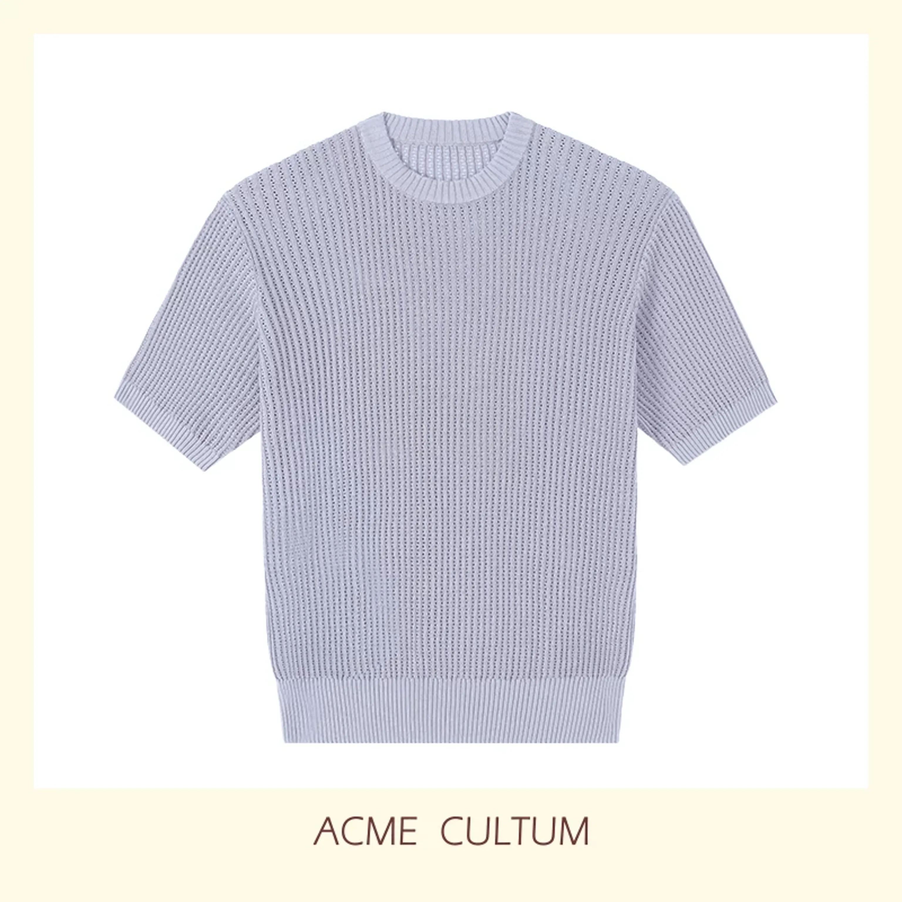 Openwork Knit Tee - Image 6