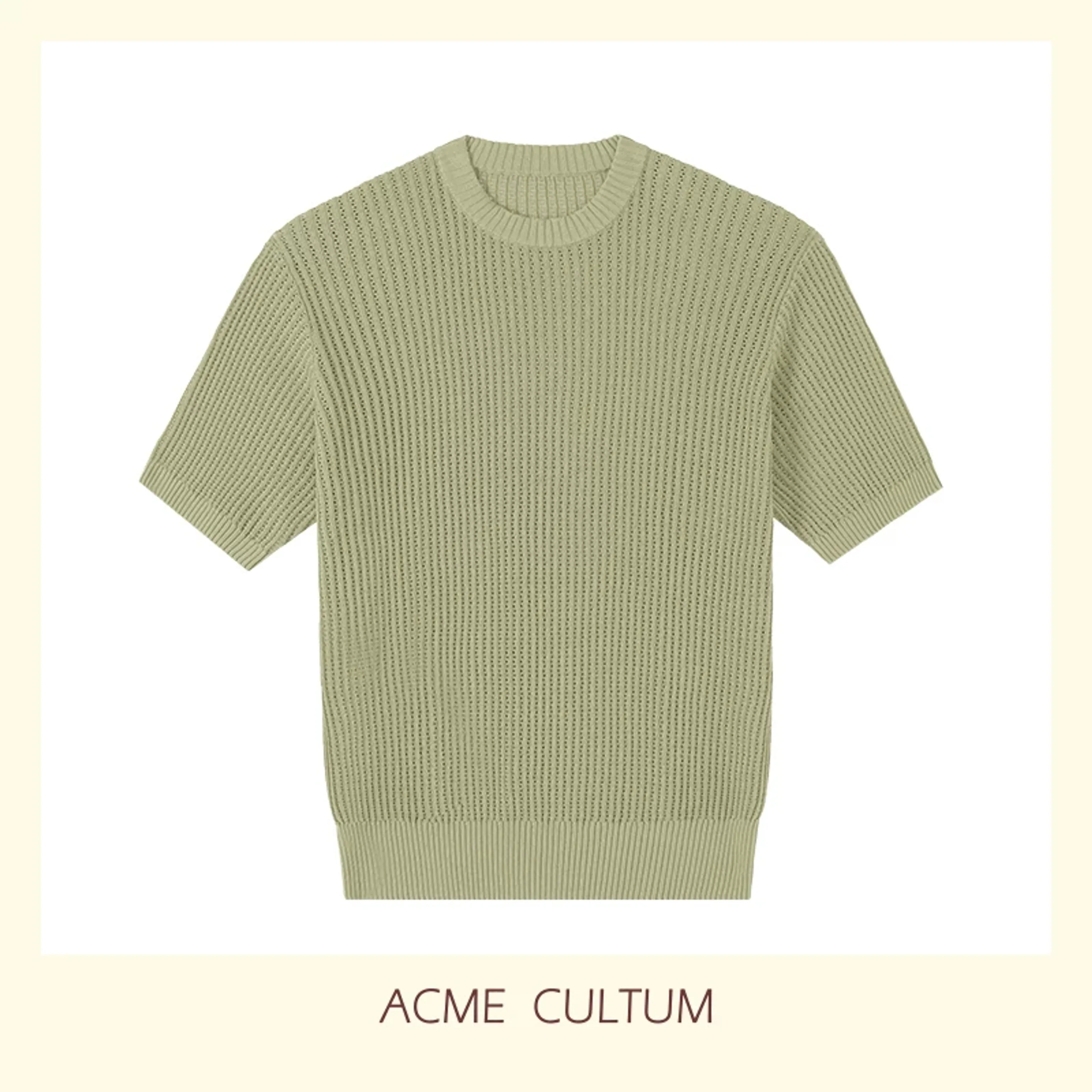 Openwork Knit Tee - Image 7