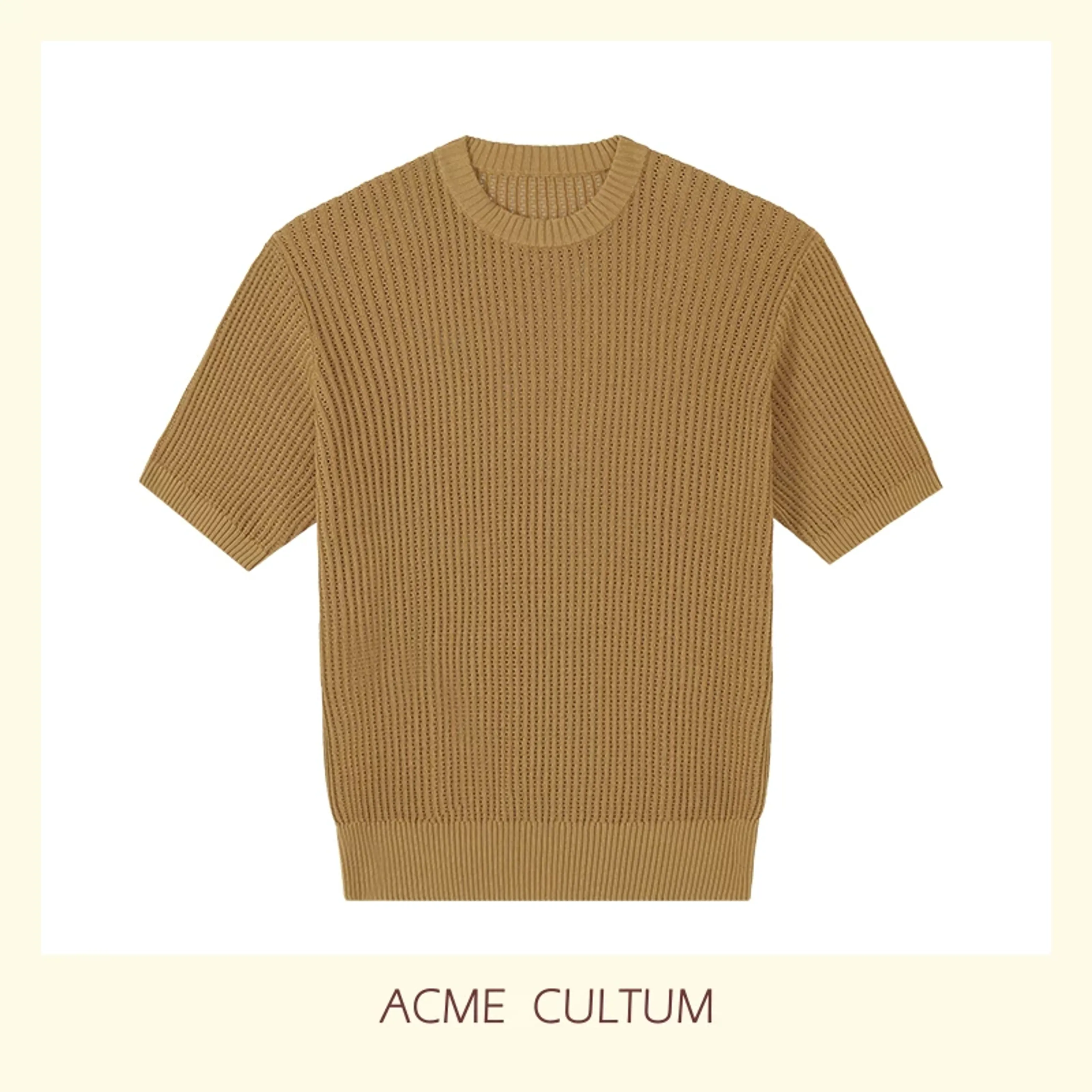 Openwork Knit Tee - Image 8