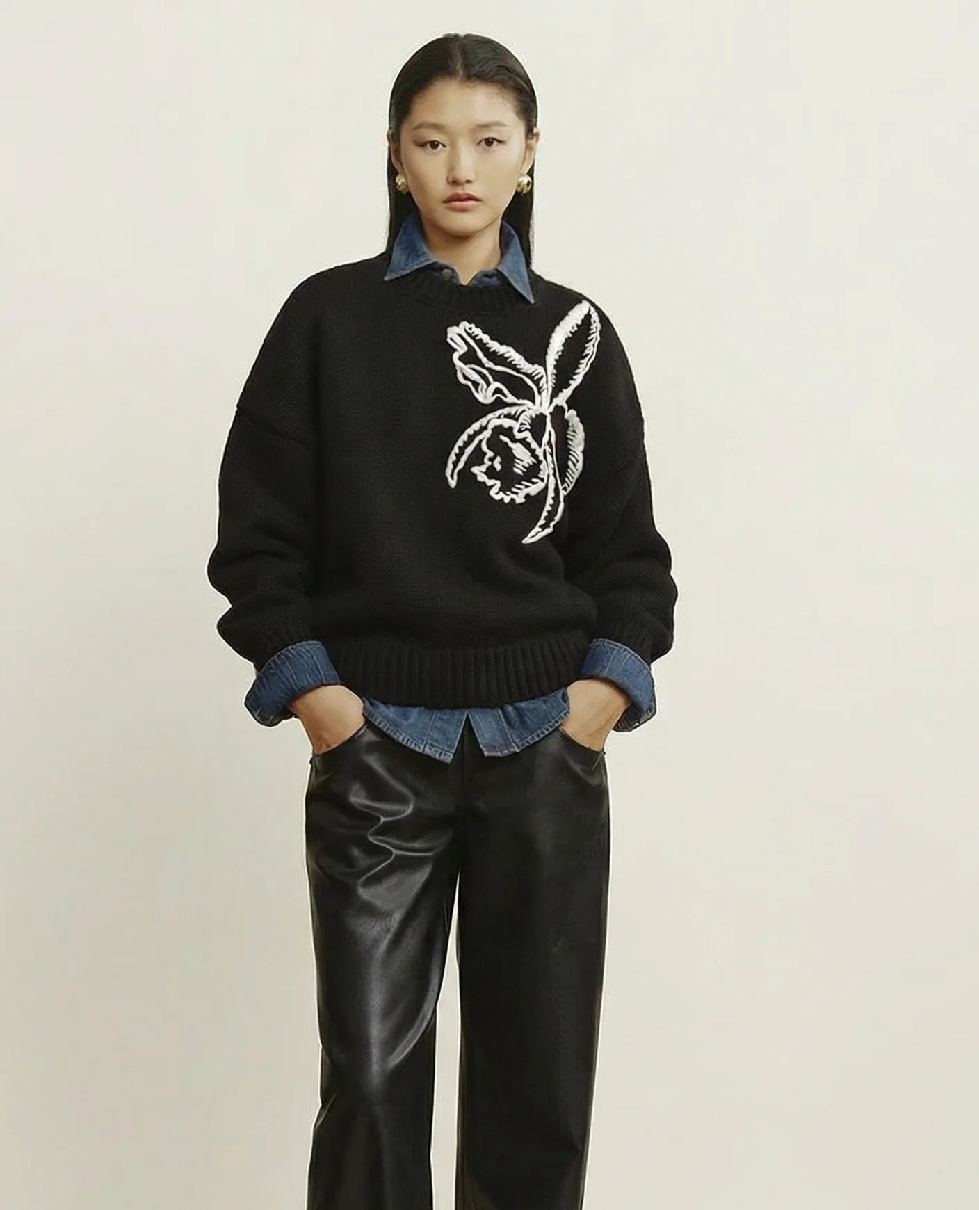 Orchid Knit Sweater - Image 2